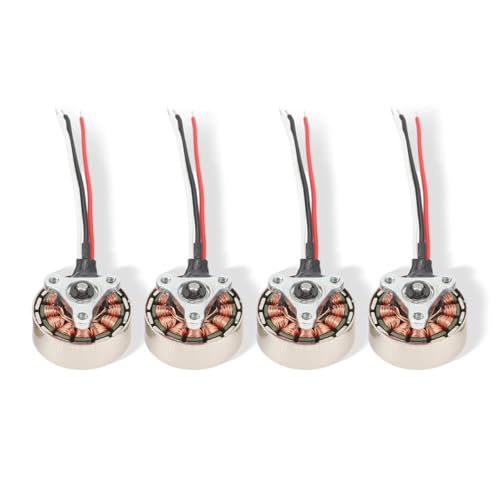 HERCHR Mini RC Quadcopter Drohnenmotor, 4 Stück 7,4 V 0,3 A 0,5 Ω 18x7mm/0,71x0,28 Zoll Micro 1503 Bürstenloser Motor RC Aluminiumlegierung Elektromotor Für 4 Achsen RC Flugzeuge Multirotor Drohne HERCHR Mini RC Quadcopter Drohnenmotor, 4 Stück 7,4 V 0,3 A 0,5 Ω 18x7mm/0,71x0,28 Zoll Micro 1503 Bürstenloser Motor RC Aluminiumlegierung Elektromotor Für 4 Achsen RC Flugzeuge Multirotor Drohne von HERCHR