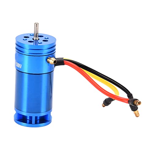 HERCHR RC-Bürstenloser Motor, Wassergekühlter, Präziser Rotor, Hohe Zuverlässigkeit, Geräuscharm, SL2862 1500KV, Bürstenloser Motor Für RC-LKW-Auto-Bootsmodelle von HERCHR