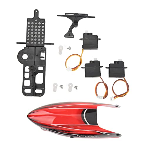 HERCHR RC Hubschrauber Servomotor Set, RC Servo Abdeckung RC Hubschrauber Platte Basis Set Refit Flugzeug Boot Fernbedienung Spielzeug Schrauben Zubehör Für WLtoysXK K110 von HERCHR