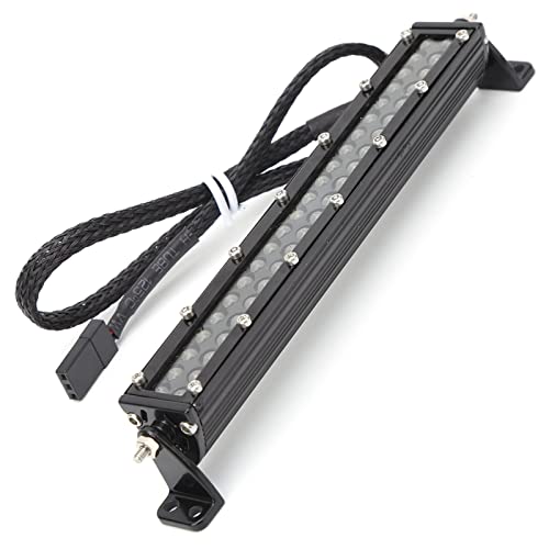 HERCHR RC-Leuchten, 44 LED 32 Lm 1/10 RC-Dachlichtleiste, Aluminiumlegierung, Helle Lampenleiste, LED-Beleuchtungsset, Zubehör Für RC-Auto/LKW/Crawler von HERCHR