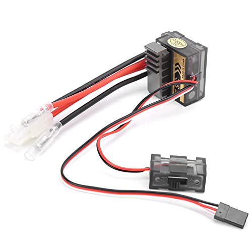 HERCHR RC gebürstet ESC, Wasserfest Elektrische Geschwindigkeit Controller 7.2-16 V 2-Ways 320A Stütze 3s Lithiumbatterie für 1/8 1/10 RC-Automobilboot-Crawler-LKWs HERCHR RC gebürstet ESC, Wasserfest Elektrische Geschwindigkeit Controller 7.2-16 V 2-Ways 320A Stütze 3s Lithiumbatterie für 1/8 1/10 RC-Automobilboot-Crawler-LKWs von HERCHR
