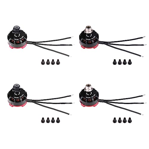 RS2205 2300KV RC-Motor, 4 Stück/Set 33,3 mm/1,3 Zoll 30 A ESC CW CCW Motor Zubehör für RC Racing Quadrocopter 5-6 Zoll FPV Propeller von HERCHR