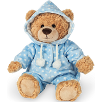 HERMANN TEDDY 91387 Schlafanzugbär blau 30 cm von HERMANN TEDDY