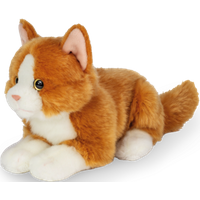 HERMANN TEDDY 91832 Katze liegend rot 20 cm von HERMANN TEDDY