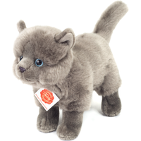 HERMANN TEDDY 918363 Kartäuser Katze stehend 20 cm von HERMANN TEDDY