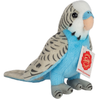 HERMANN TEDDY 94159 Wellensittich blau 13 cm von HERMANN TEDDY