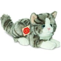 Hermann Teddy 90691 Katze liegend grau 20 cm von HERMANN TEDDY