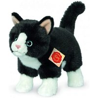 Hermann Teddy 91820 Katze stehend schwarz/weiß 20 cm von HERMANN TEDDY