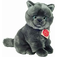 Hermann Teddy 91825 Kartäuser Katze 20 cm sitzend von HERMANN TEDDY