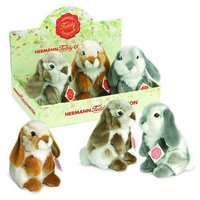 Hermann Teddy 93760 Hase hockend 19 cm - 3-farbig sortiert von HERMANN TEDDY