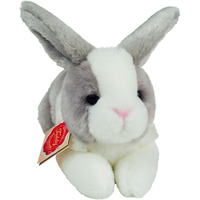 Hermann Teddy 93786 Hase sitzend grau-weiß 18 cm von HERMANN TEDDY