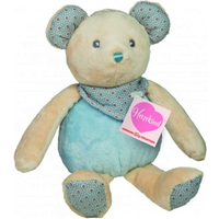 Hermann Teddy 93861 Bär Peppi (blau) 24 cm von HERMANN TEDDY