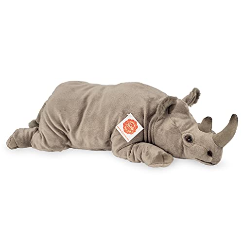 Teddy Hermann 90593 Nashorn liegend 45 cm, Kuscheltier, Plüschtier von Hermann Teddy