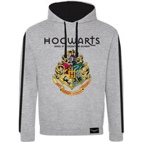 HP Hogwarts Grey Pullover Hoodie L von HEROES INC.EU