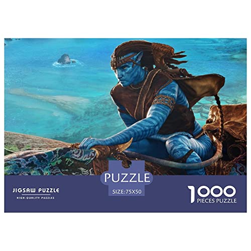 1000 Teile Avatar Puzzles Für Erwachsene Teenager Jake Sully Stress Relief Familie Puzzle Spiel Wandkunst 1000 Stück Puzzle Pädagogisches Spiel Spielzeug Geschenk 1000pcs (75x50cm) von HESHS