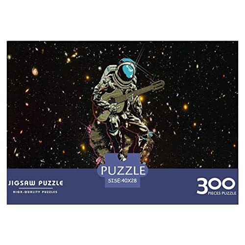 Astronaut Puzzle 300 Teile,Puzzles Für Erwachsene,Unmögliches Puzzles Spielzeug, Bunte Fliesen Spiel,Space Adventure 300 Puzzle Dekoration Jugendliche Geschenke Puzzle 300pcs (40x28cm) von HESHS