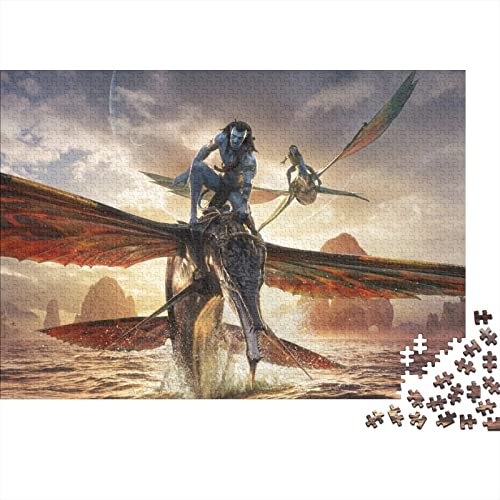 Avatar Puzzle 1000 Teile Jack Puzzles Für Erwachsene Und Jugendliche,Unmögliche Puzzle Premium Holzpuzzle Home Spielzeug Dekoration Puzzle Geschenke 1000pcs (75x50cm) von HESHS