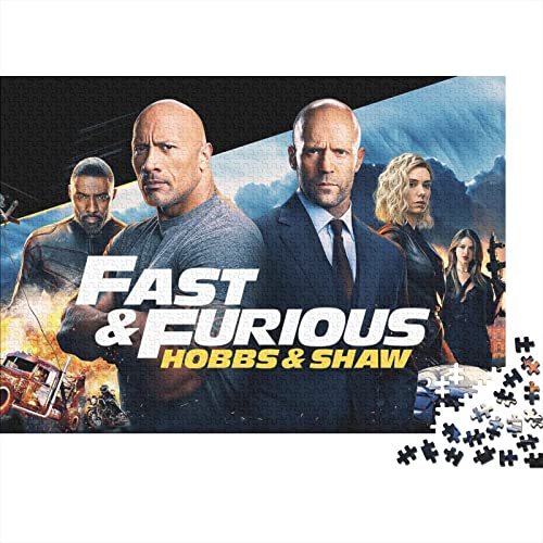 Fast & Furious 300 Teile Puzzle Für Erwachsene Filme Premium Holzpuzzle Große Puzzles Jugendliche Pädagogisches Spiel Spielzeug Geschenk Für Wanddekoration Geburtstagsgeschenk 300pcs (40x28cm) von HESHS