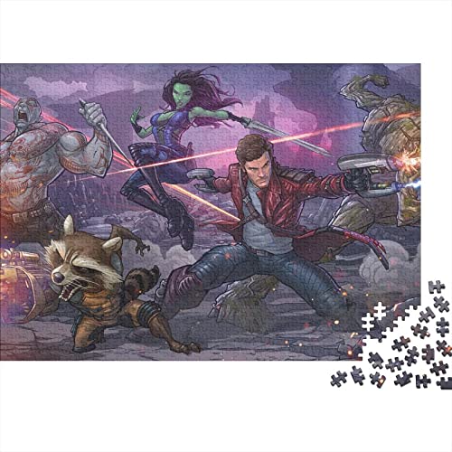 Guardians of The Galaxy Premium Holz Puzzles 1000 Teile Bounty Hunter,Geburtstagsgeschenk,Geschenke Für Frauen,Wandkunst Für Erwachsene Und Jugendliche Schwierige Geschenke 1000pcs (75x50cm) von HESHS