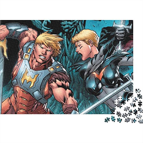 He-Man 300 Teile Puzzles,holzpuzzle Puzzles Spiel,Entspannung Puzzle Spiele,mentale Übung Puzzle,Anime Für Jugendliche Und Erwachsene Geschenke 300pcs (40x28cm) von HESHS