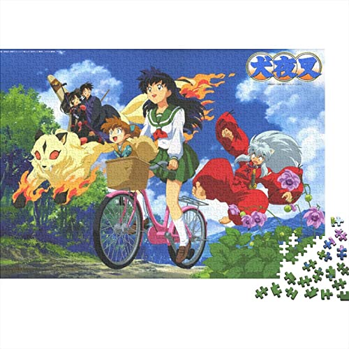 Inuyasha 1000 Teile Puzzles,holzpuzzle Puzzles Spiel,Entspannung Puzzle Spiele,mentale Übung Puzzle,Cartoon Für Jugendliche Und Erwachsene Geschenke 1000pcs (75x50cm) von HESHS