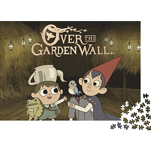 Over The Garden Wall Puzzle 1000 Teile,Anime Puzzles Für Erwachsene,Impossible Puzzle,Geschicklichkeitsspiel Für Die Ganze Familie,Legespiel Home Dekoration Puzzles 1000pcs (75x50cm) von HESHS