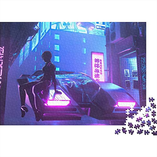 Puzzle 1000 Teile Cyberpunk 2077 Erwachsene Puzzle,Spiel Puzzles Für Erwachsene,Sci-Fi Puzzle,Geburtstagsgeschenk,Geschenke Für Frauen Premium Holzpuzzle 1000pcs (75x50cm) von HESHS