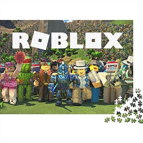 Puzzle 1000 Teile Roblox,Game Puzzles Für Erwachsene Jugendliche,unmögliches Puzzle Spielzeug,buntes Fliesenspiel,Geschicklichkeitsspiel Für Die Ganze Familie Geschenke 1000pcs (75x50cm) von HESHS