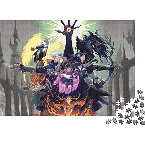 Puzzle 1000 Teile The Legend of Vox Machina,Anime Puzzles Für Erwachsene Jugendliche,unmögliches Puzzle Spielzeug,buntes Fliesenspiel,Geschicklichkeitsspiel Familie Geschenke 1000pcs (75x50cm) von HESHS