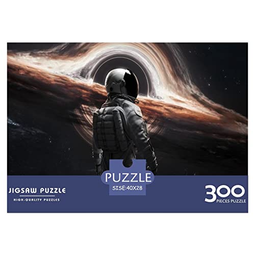 Puzzle 300 Teile Astronaut,Galaxy Outer Space Puzzles Für Erwachsene Jugendliche,unmögliches Puzzle Spielzeug,buntes Fliesenspiel,Geschicklichkeitsspiel Familie Geschenke 300pcs (40x28cm) von HESHS