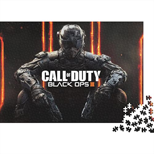 Puzzle Call of Duty Spielzeug 1000 Teile Puzzles Für Erwachsene Und Jugendliche Geburtstag Geschenk Game Premium Holz Puzzle Schwierig Und Herausforderung 1000pcs (75x50cm) von HESHS