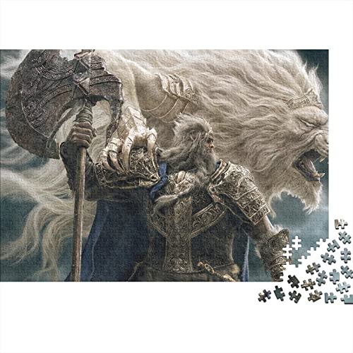 Puzzle Elden Ring Puzzles 300 Teile Erwachsene Puzzle 300 Teile Puzzle Game Characters Puzzles Für Erwachsene Und Jugendliche Premium Holzgeschenke 300pcs (40x28cm) von HESHS