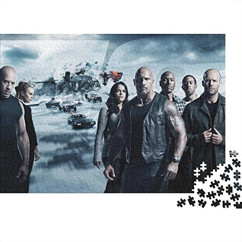 Puzzle Fast & Furious Spielzeug 1000 Teile Puzzles Für Erwachsene Und Jugendliche Geburtstag Geschenk Filme Premium Holz Puzzle Schwierig Und Herausforderung 1000pcs (75x50cm) von HESHS