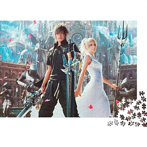 Puzzle Final Fantasy Puzzles 1000 Teile Erwachsene Puzzle 1000 Teile Puzzle Game Puzzles Für Erwachsene Und Jugendliche Premium Holzgeschenke 1000pcs (75x50cm) von HESHS