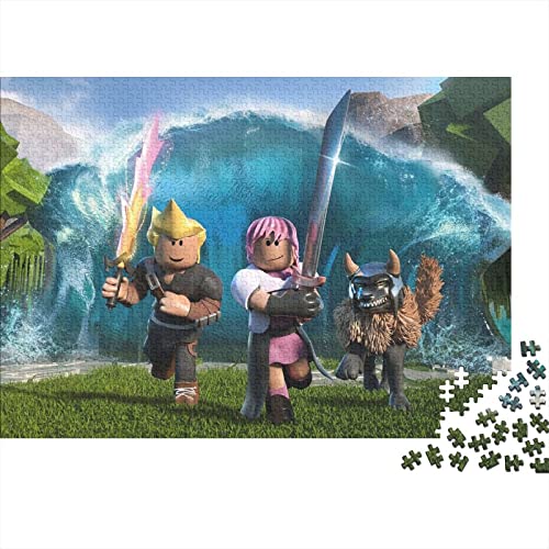 Puzzle Roblox 300 Teile Puzzles Für Erwachsene Spielzeug,Game Puzzle Premium Holzpuzzle Geburtstagsgeschenk,Geschenke Für Frauen,Wandkunst 300pcs (40x28cm) von HESHS