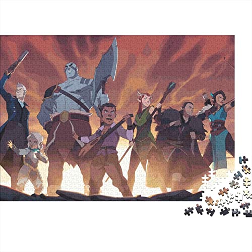 Puzzle The Legend of Vox Machina Puzzles 1000 Teile Erwachsene Puzzle 1000 Teile Puzzle Anime Puzzles Für Erwachsene Und Jugendliche Premium Holzgeschenke 1000pcs (75x50cm) von HESHS