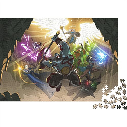 Puzzle The Legend of Vox Machina Spielzeug 1000 Teile Puzzles Für Erwachsene Und Jugendliche Geburtstag Geschenk Anime Premium Holz Puzzle Schwierig Und Herausforderung 1000pcs (75x50cm) von HESHS