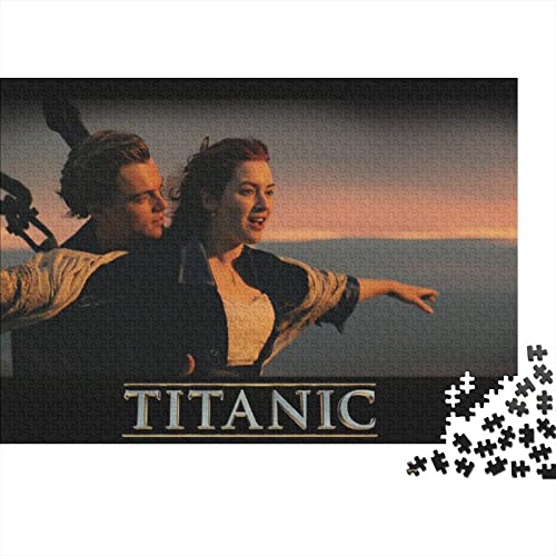 Puzzle Titanic Spielzeug 1000 Teile Puzzles Für Erwachsene Und Jugendliche Geburtstag Geschenk Jack Dawson Premium Holz Puzzle Schwierig Und Herausforderung 1000pcs (75x50cm) von HESHS