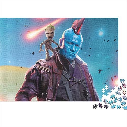 Puzzle Tree Spirit Groot Spielzeug 1000 Teile Puzzles Für Erwachsene Und Jugendliche Geburtstag Geschenk Guardians of The Galaxy Premium Holz Puzzle Schwierig Und Herausforderung 1000pcs (75x50cm) von HESHS