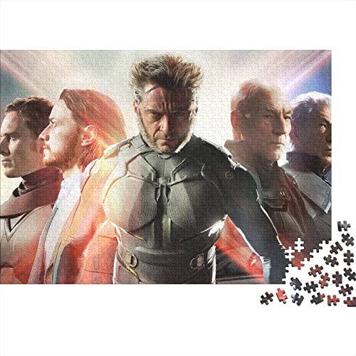 Puzzle X Men Spielzeug 1000 Teile Puzzles Für Erwachsene Und Jugendliche Geburtstag Geschenk Wolverine Premium Holz Puzzle Schwierig Und Herausforderung 1000pcs (75x50cm) von HESHS