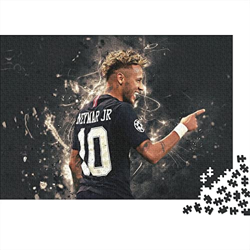 Puzzles Für Erwachsene Neymar Puzzle 1000 Teile,Paris St German PSG Puzzles,Premium Holzpuzzle Puzzle,Geburtstagsgeschenk,Schwierige Und Herausforderung Geschenke Spielzeug 1000pcs (75x50cm) von HESHS