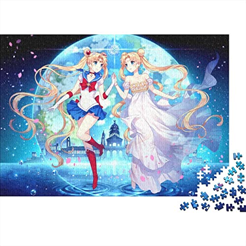 Sailor Moon 1000 Teile Puzzles,holzpuzzle Puzzles Spiel,Entspannung Puzzle Spiele,mentale Übung Puzzle,Anime Für Jugendliche Und Erwachsene Geschenke 1000pcs (75x50cm) von HESHS