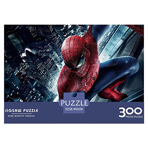 Spider Man Iron Man Puzzle 300 Teile,Superheld Puzzles Für Erwachsene,Impossible Puzzle,Geschicklichkeitsspiel Für Die Ganze Familie,Legespiel Home Dekoration Puzzles 300pcs (40x28cm) von HESHS