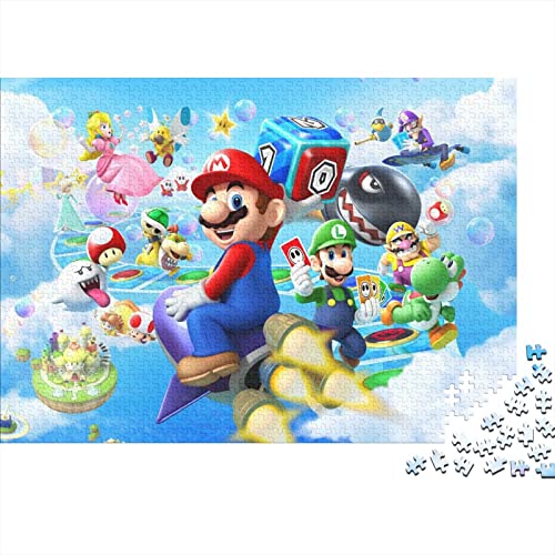 Super Mario 1000 Teile Puzzles,holzpuzzle Puzzles Spiel,Entspannung Puzzle Spiele,mentale Übung Puzzle,Game Characters Für Jugendliche Und Erwachsene Geschenke 1000pcs (75x50cm) von HESHS