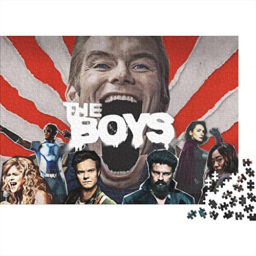 The Boys Puzzle 1000 Teile Billy Butcher Puzzles Für Erwachsene Und Jugendliche,Unmögliche Puzzle Premium Holzpuzzle Home Spielzeug Dekoration Puzzle Geschenke 1000pcs (75x50cm) von HESHS