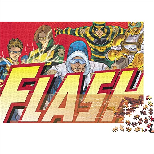 The Flash 1000 Teile Puzzles for Erwachsene Marvel Premium Wooden Gifts Large Puzzles Educational Game Toy Gift for Wall Decoration Birthday Present 1000pcs (75x50cm) von HESHS