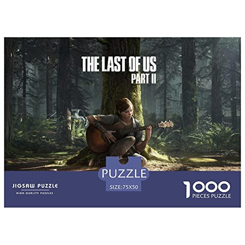 The Last of Us 1000 Teile Puzzle Für Erwachsene Game Characters Premium Holzpuzzle Große Puzzles Jugendliche Pädagogisches Spiel Spielzeug Geschenk Für Geburtstagsgeschenk 1000pcs (75x50cm) von HESHS