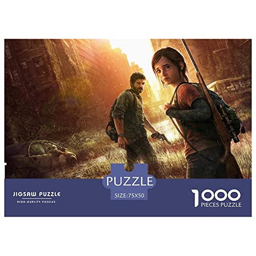 The Last of Us 1000 Teile Puzzle Für Erwachsene Game Characters Premium Holzpuzzle Große Puzzles Jugendliche Pädagogisches Spiel Spielzeug Geschenk Für Geburtstagsgeschenk 1000pcs (75x50cm) von HESHS