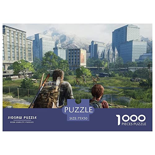 The Last of Us 1000 Teile Puzzles,holzpuzzle Puzzles Spiel,Entspannung Puzzle Spiele,mentale Übung Puzzle,Game Characters Für Jugendliche Und Erwachsene Geschenke 1000pcs (75x50cm) von HESHS