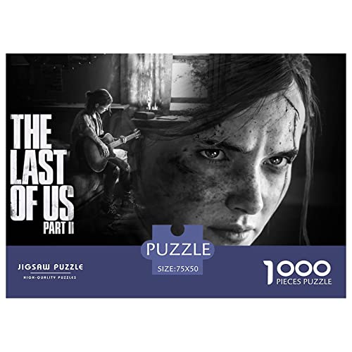 The Last of Us 1000 Teile Puzzles,holzpuzzle Puzzles Spiel,Entspannung Puzzle Spiele,mentale Übung Puzzle,Game Characters Für Jugendliche Und Erwachsene Geschenke 1000pcs (75x50cm) von HESHS